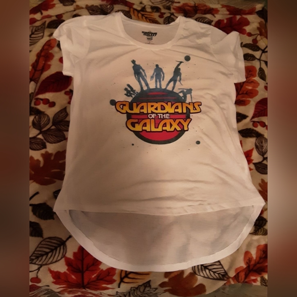 Marvel Guardians of the Galaxy High Juniors XL Womans Large graphic tee